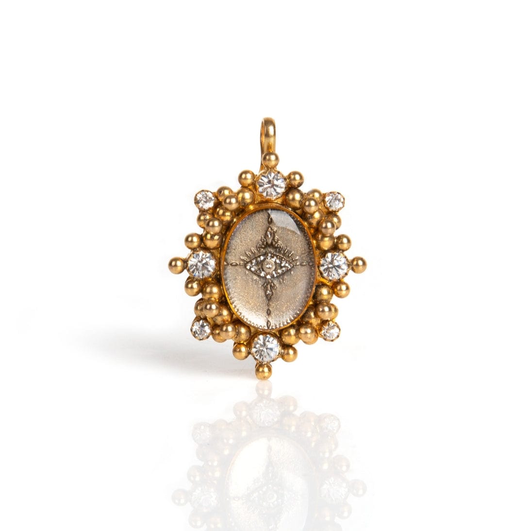 Oval Cloister All Seeing Eye Medallion – Virgins Saints & Angels Oval Cloister All Seeing Eye Medallion – Virgins Saints & Angels