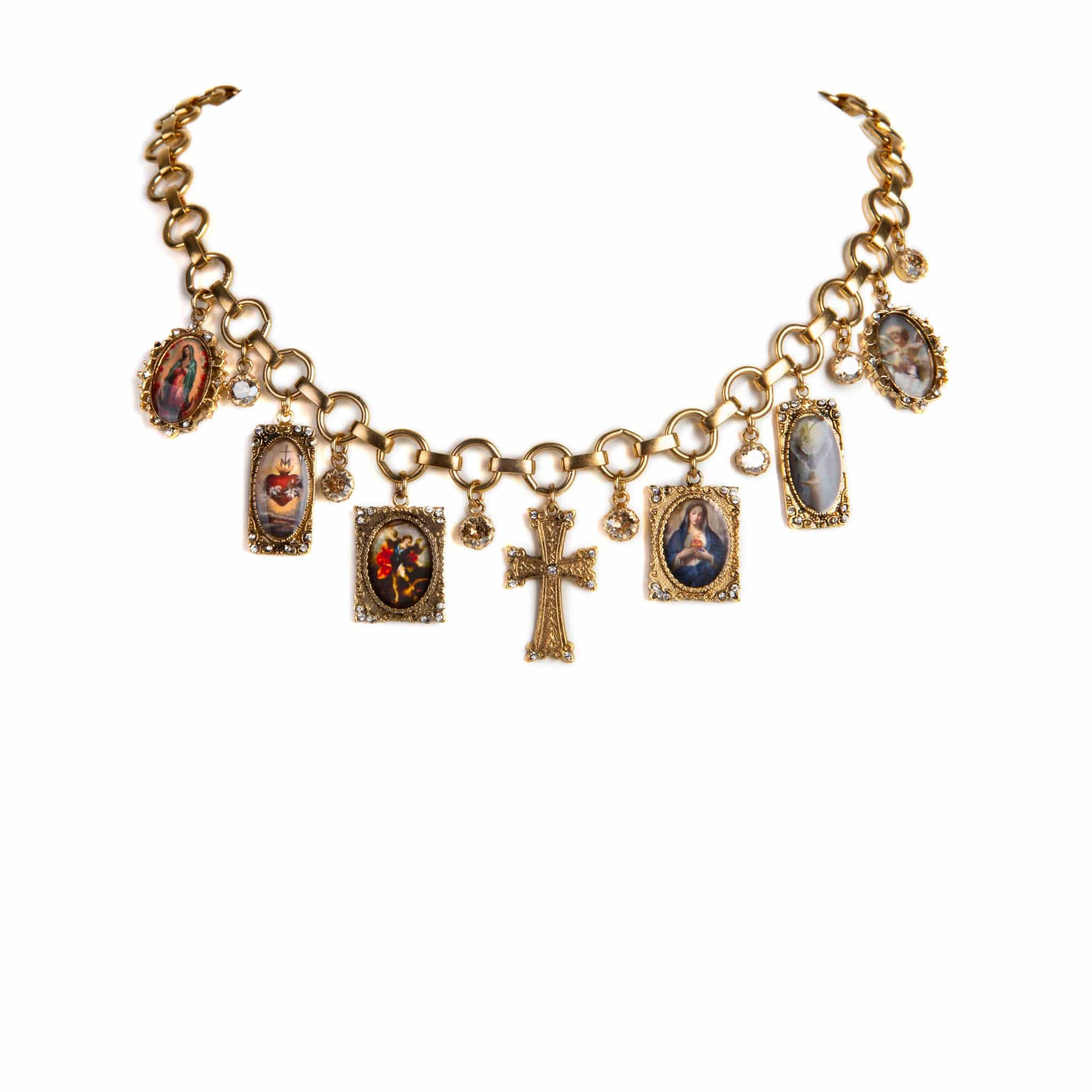 VIRGINS SAINTS & ANGELS VSA Retablo Framed Buckle in Silver RETABLO – Virgins Saints & Angels main image 4