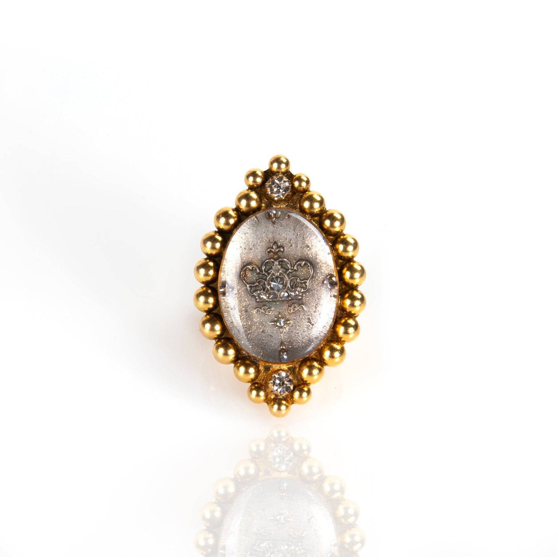 Virgins Saints & Angels Pnk Dst Fay Winged Ring Sz 7 Sb main image 0